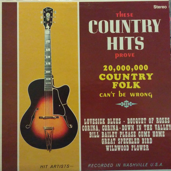 20,000,000 Country Folk Can't Be Wrong - Vinyl