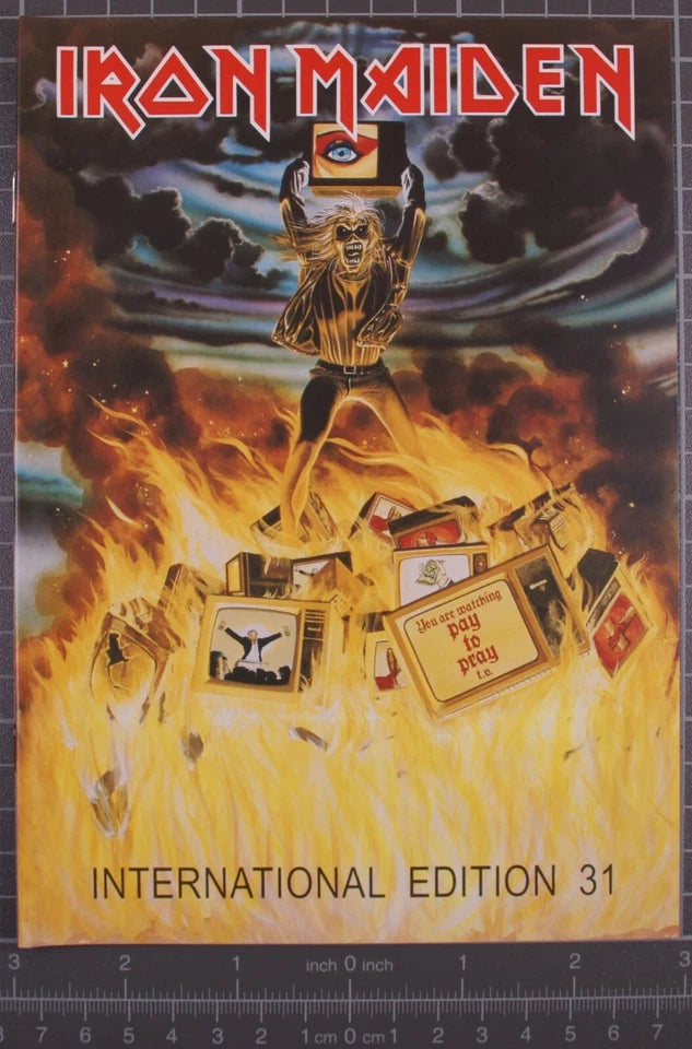 Iron Maiden Bruce Dickinson Magazine Official Fan Club Original Vintage No. 31