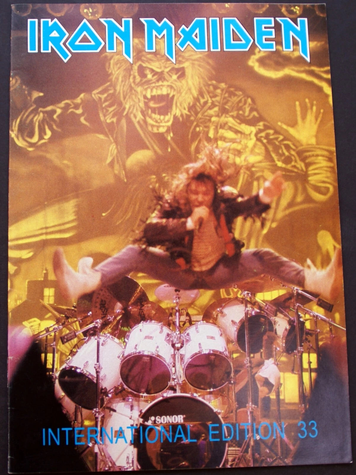 Iron Maiden Bruce Dickinson Magazine Official Fan Club Original Vintage No. 33