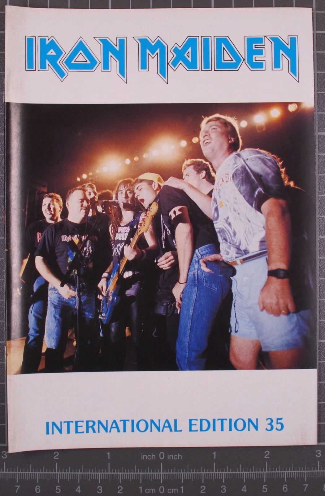 Iron Maiden Bruce Dickinson Magazine Official Fan Club Original Vintage No. 35