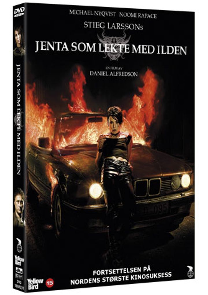 Jenta Som Lekte Med Ilden - DVD