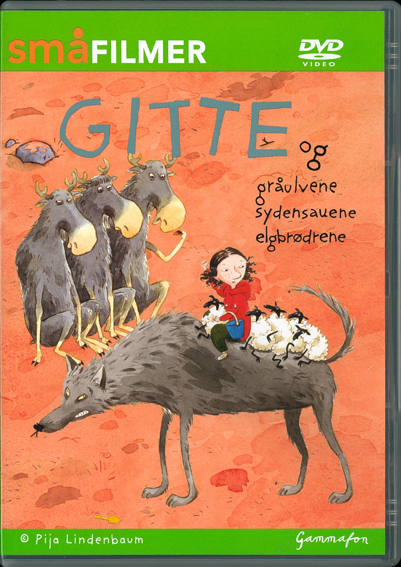 Gitte Og Gråulvene ; Gitte Og Sydensauene ; Gitte Og Elgbrødrene - DVD