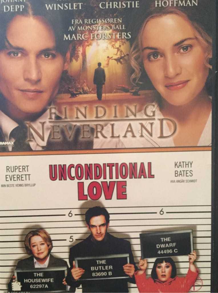 Finding Neverland & Unconditional Love - DVD