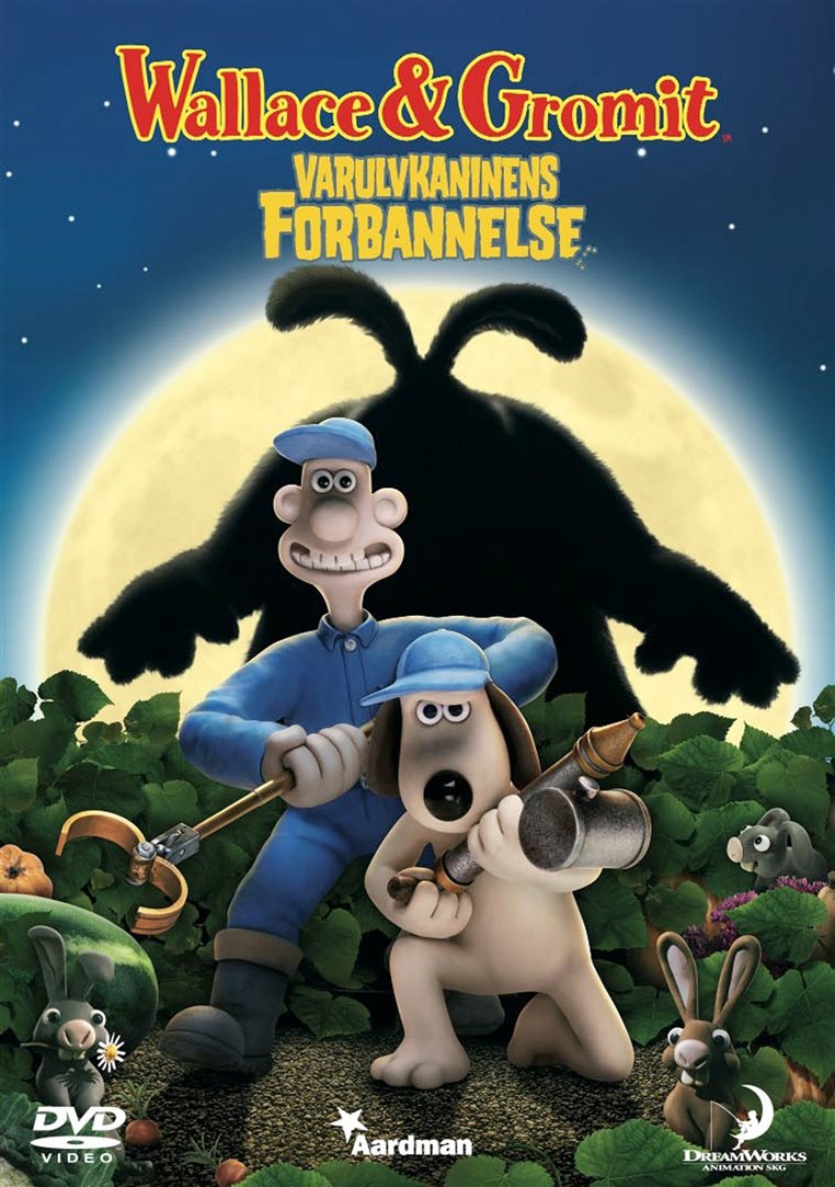 Wallace & Gromit Varulvkaninens Forbannelse - DVD