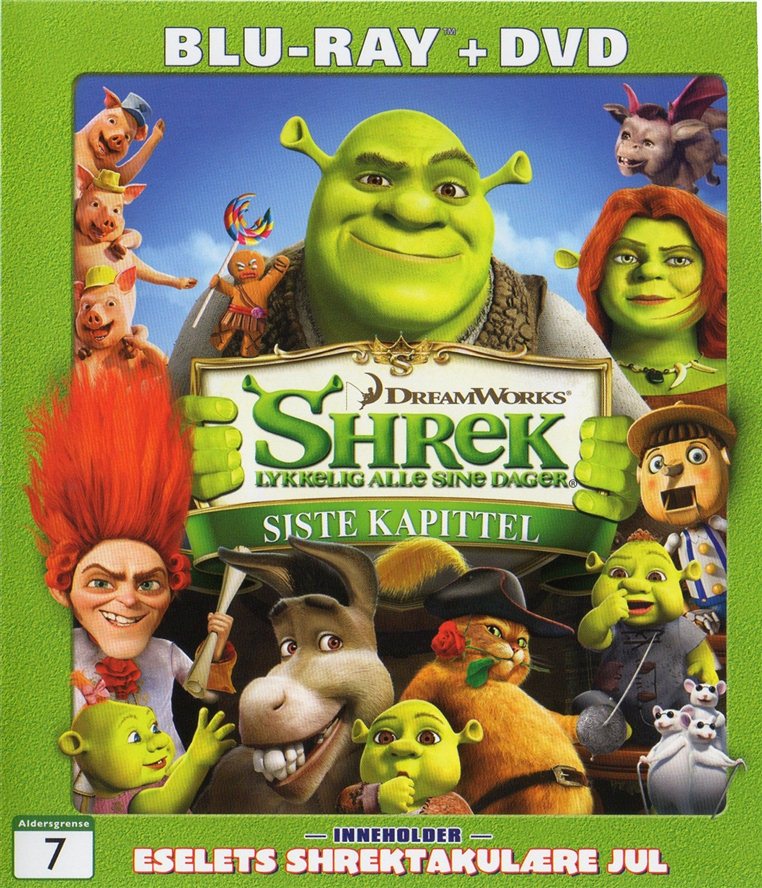 Shrek - Lykkelig Alle Sine Dager - Blu-ray + DVD