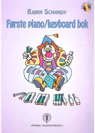 Første piano/keyboard bok - Bjørn Schandy