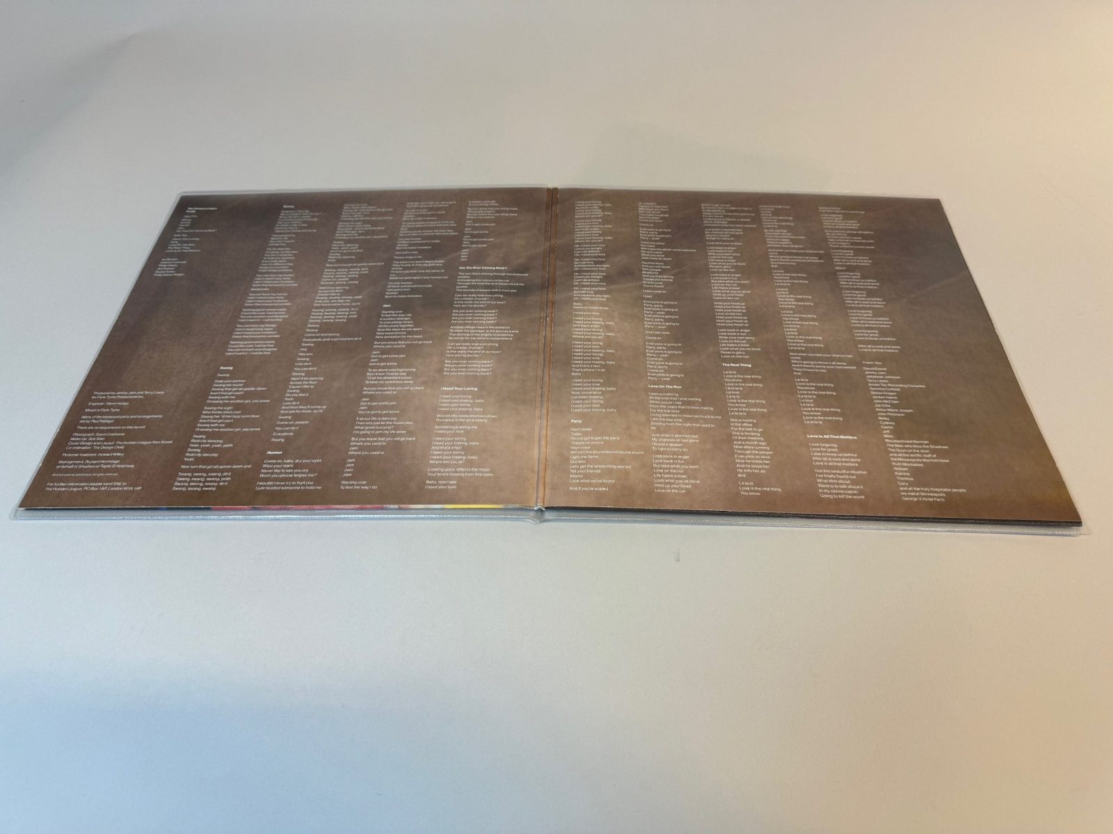 LP-plastcover m/ søm - dobbel Gatefold - PVC