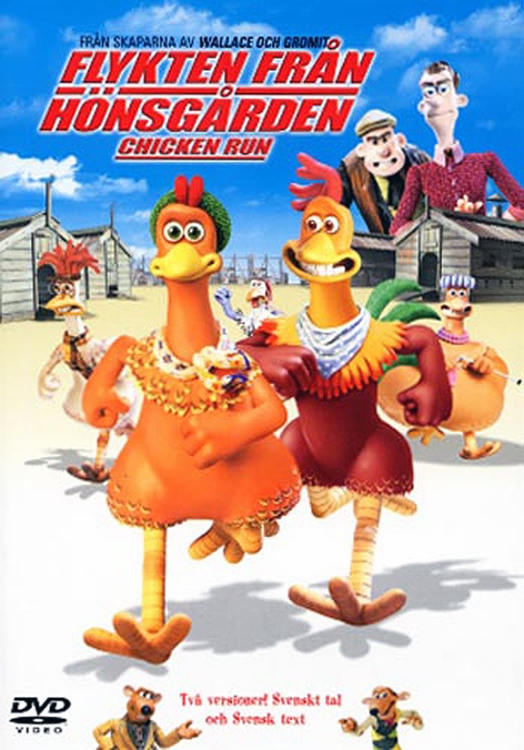 Flykten Från Honsgården Chicken Run - DVD