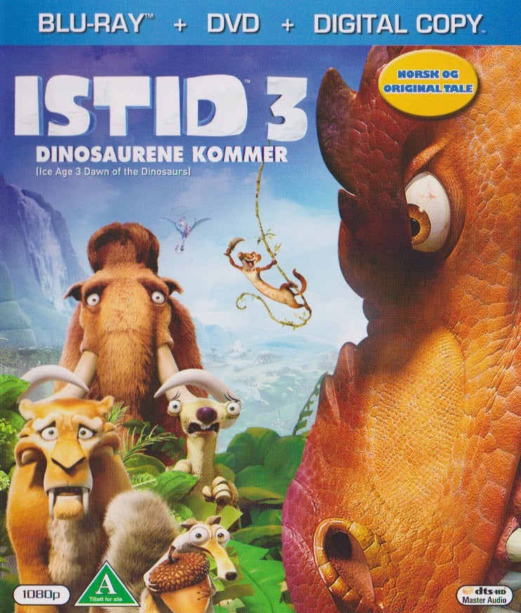 Istid 3: Dinosaurene Kommer - Blu-ray