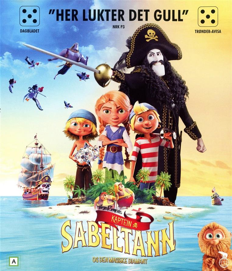 Kaptein Sabeltann Og Den Magiske Diamant - Blu-ray
