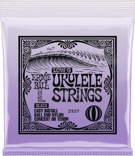 Ernie Ball 2327 Ukulele Strings "Low G" - Black