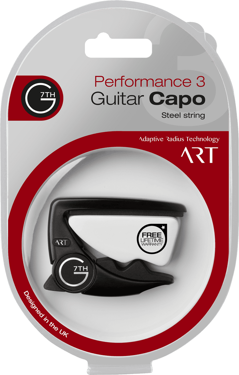 G 7th - Capo Performance 3 ART 6 string Black