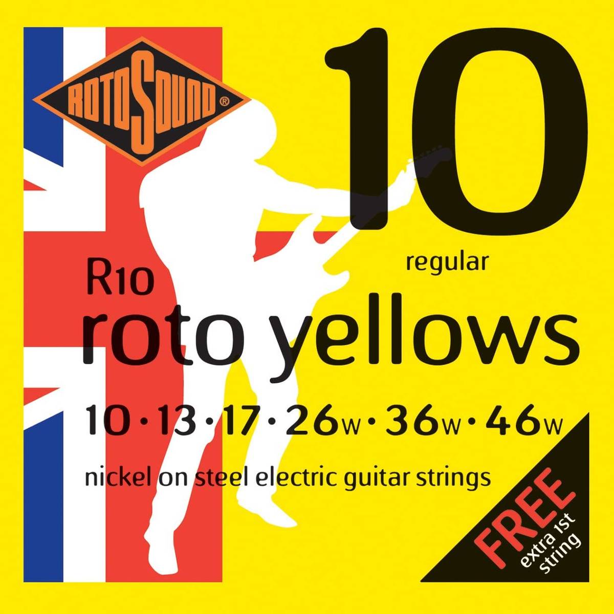 Rotosound R10 Roto Yellows 10-46w   El-gitar