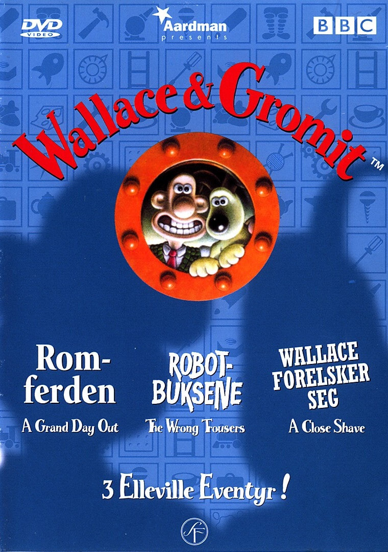 Wallace & Gromit: 3 Elleville Eventyr! - DVD