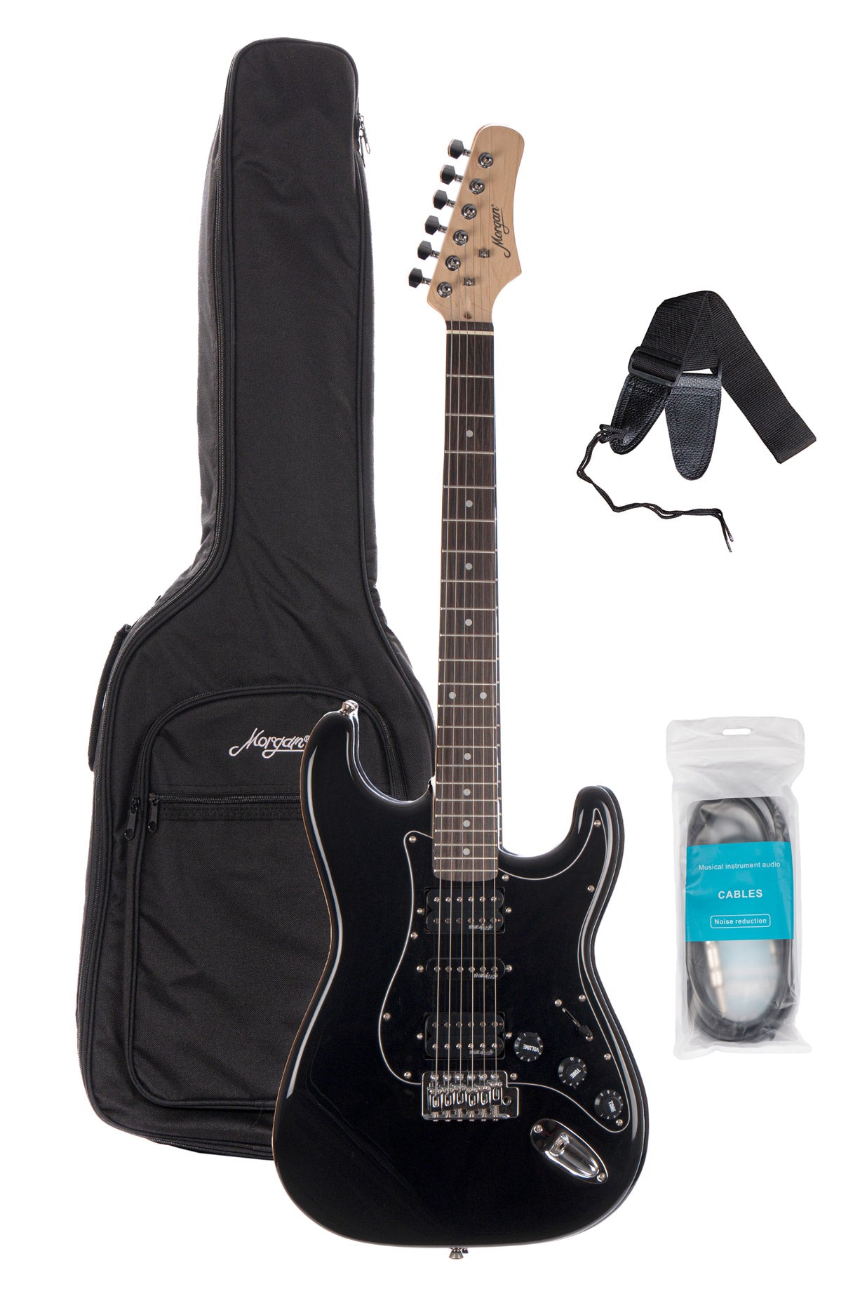 Meget Bra Startpakke gitar - MORGAN GP ST 271 BK HSH