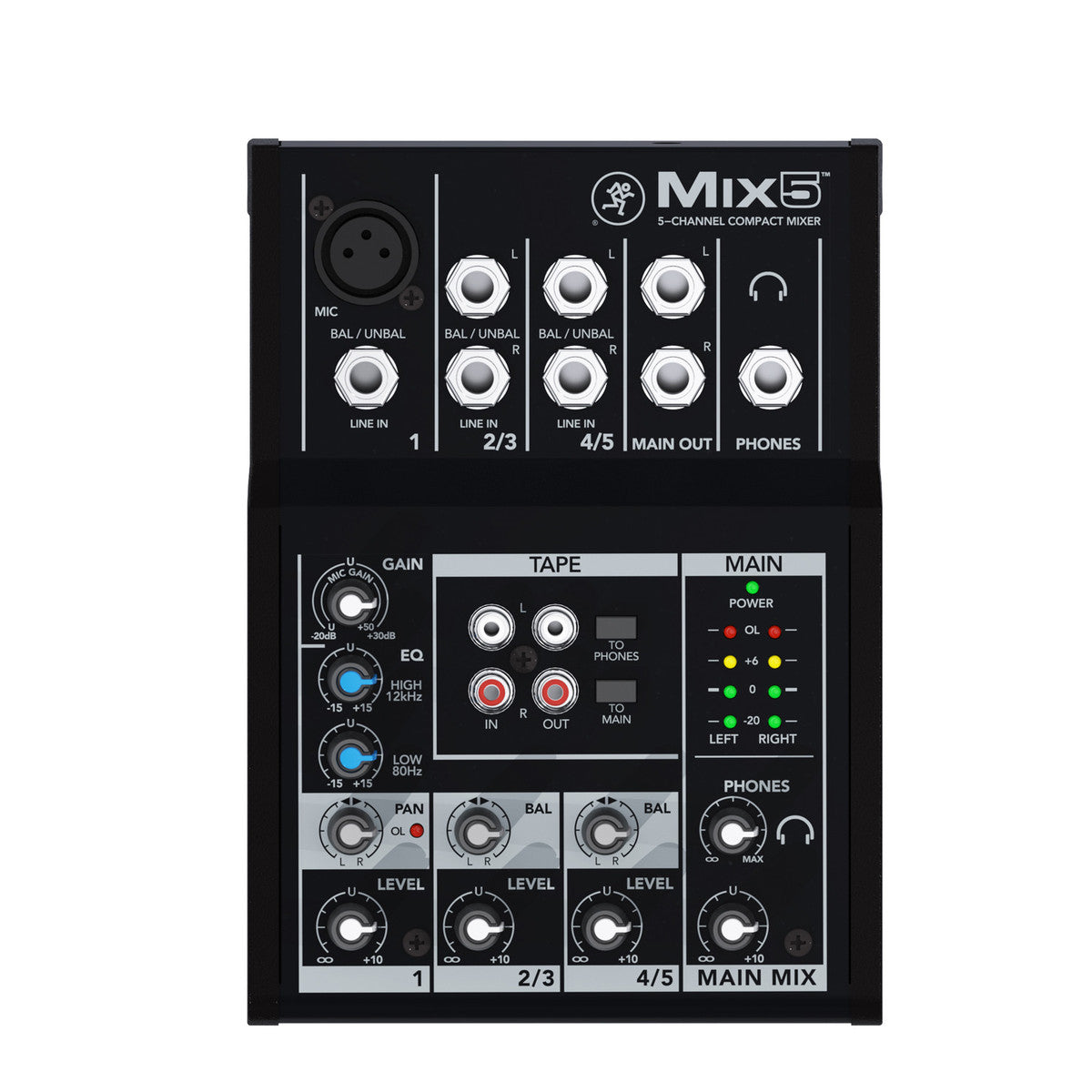 Mackie Mix5 5-channel Compact Mixer