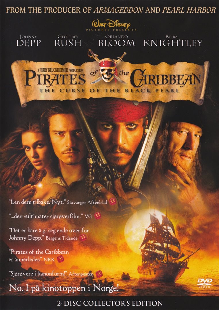 Pirates Of The Caribbean: The Curse Of The Black Pearl - DVD