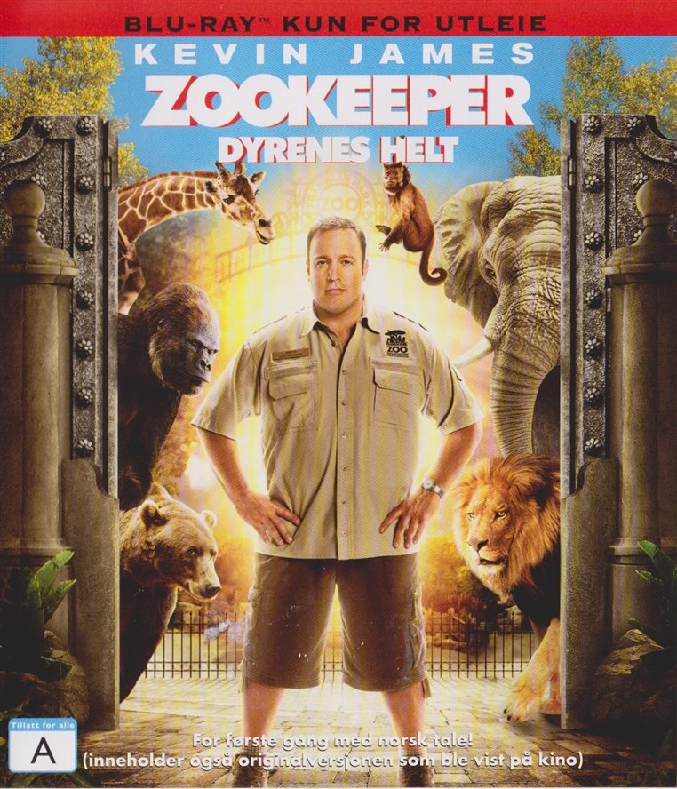 Zookeeper: Dyrenes Helt - Blu-ray