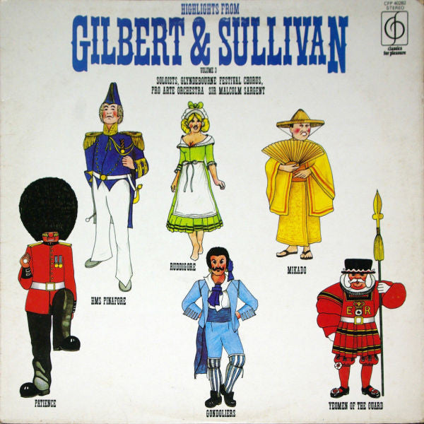 Highlights From Gilbert & Sullivan Volume 3