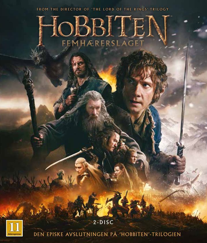 Hobbiten: Femhærerslaget - Blu-ray