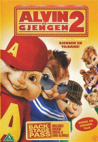 Alvin Og Gjengen 2 - DVD