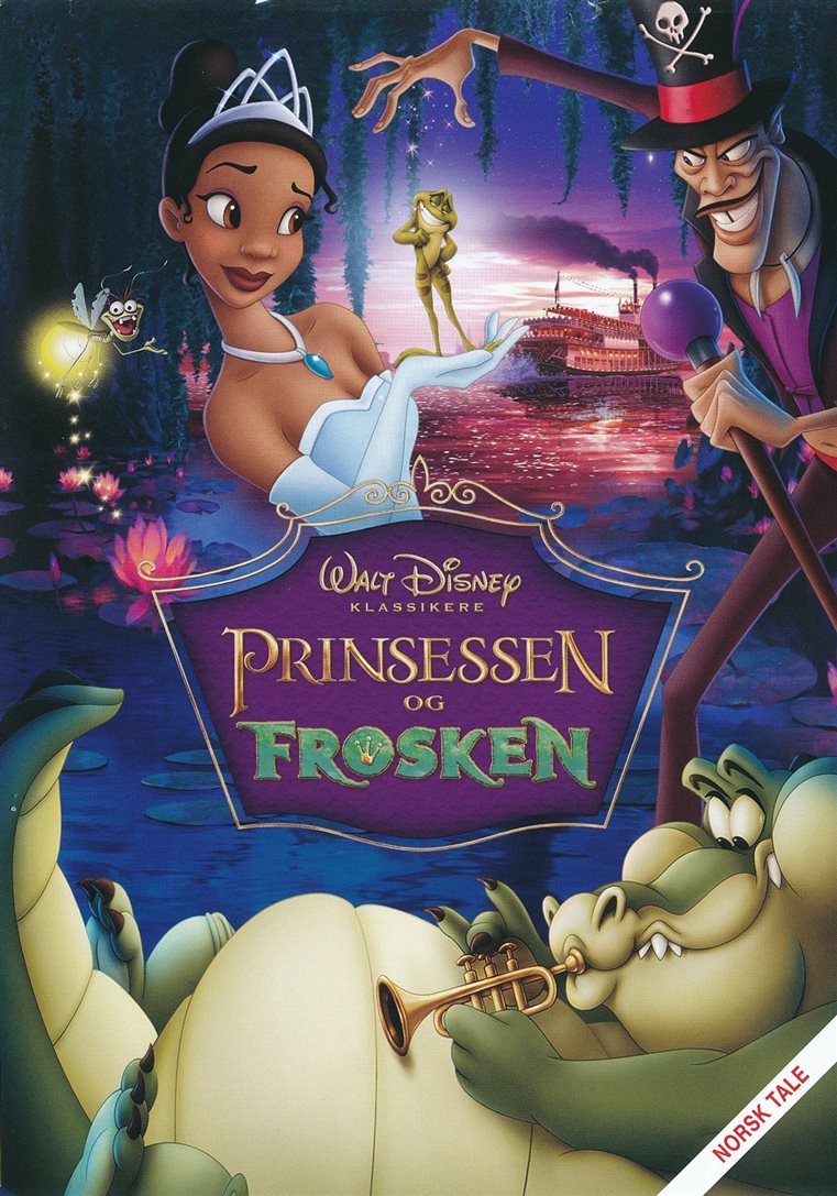 Prinsessen Og Frosken - DVD