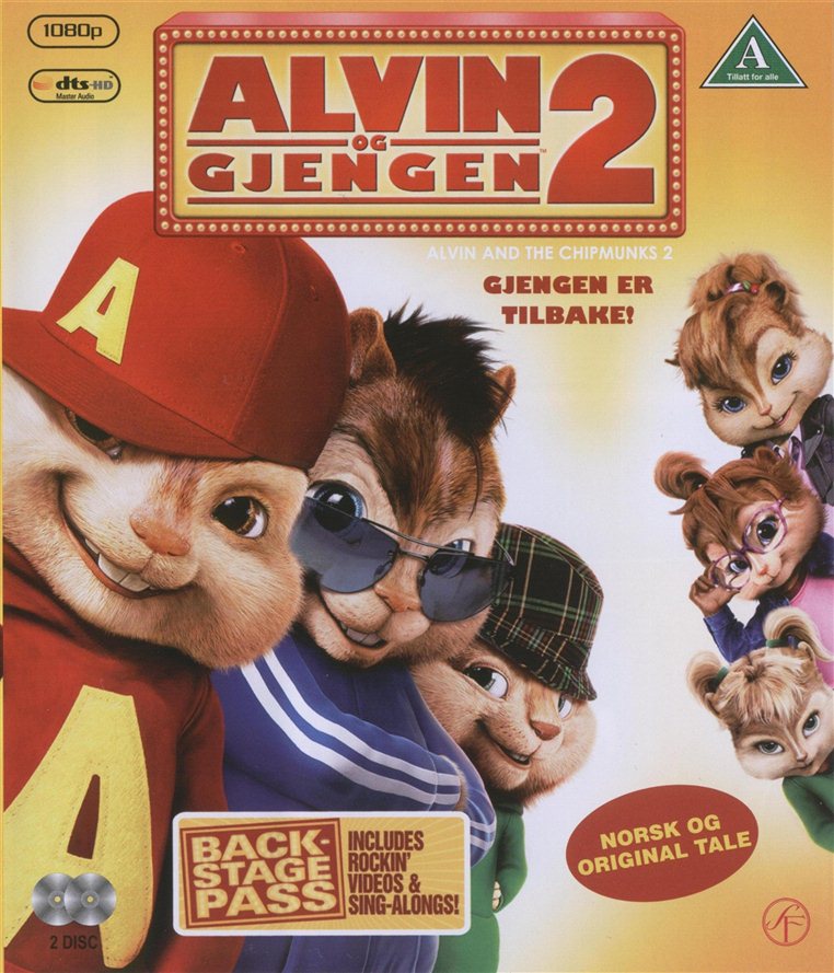 Alvin Og Gjengen 2 - Blu-ray