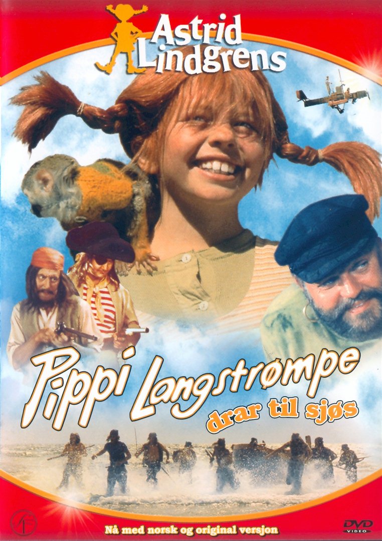 Pippi Langstrømpe Drar Til Sjøs - DVD