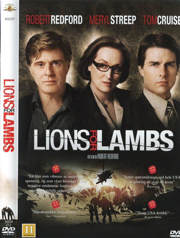 Lions For Lambs - DVD