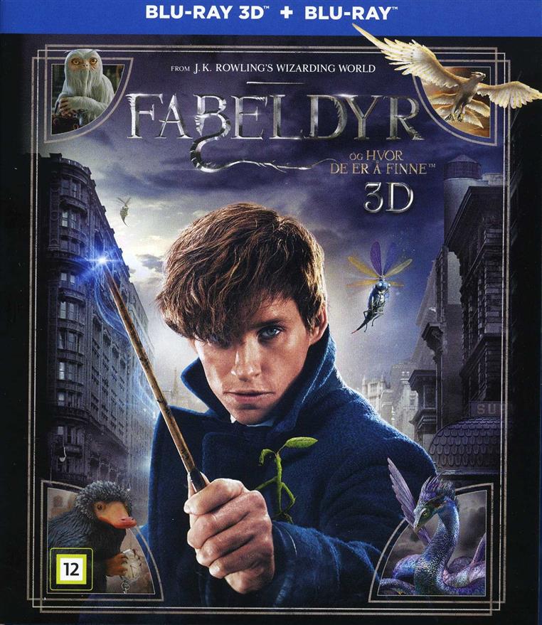Fabeldyr Og Hvor De Er Å Finne (3D) - Blu-ray
