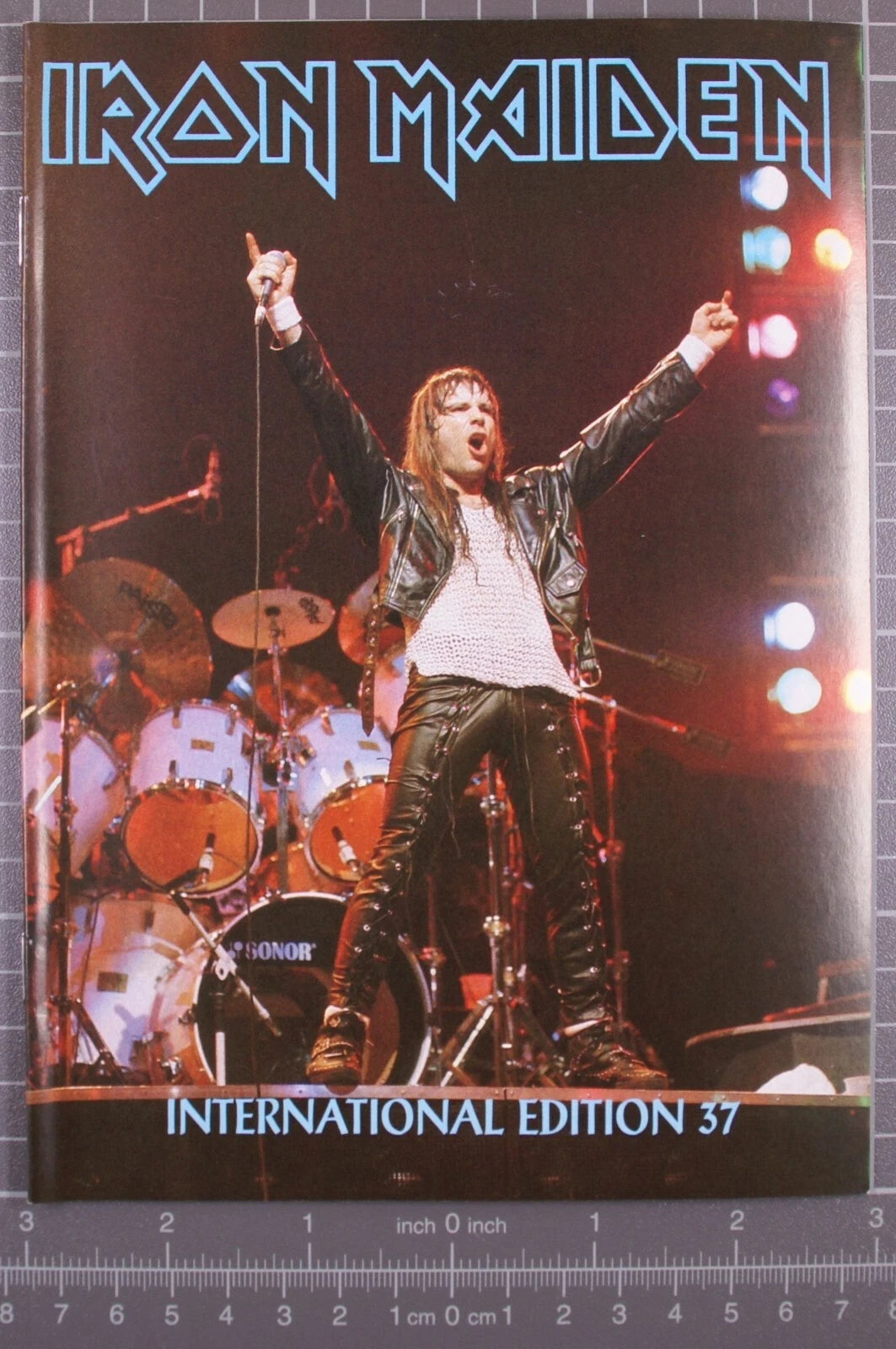 Iron Maiden Bruce Dickinson Magazine Official Fan Club Original Vintage No. 37