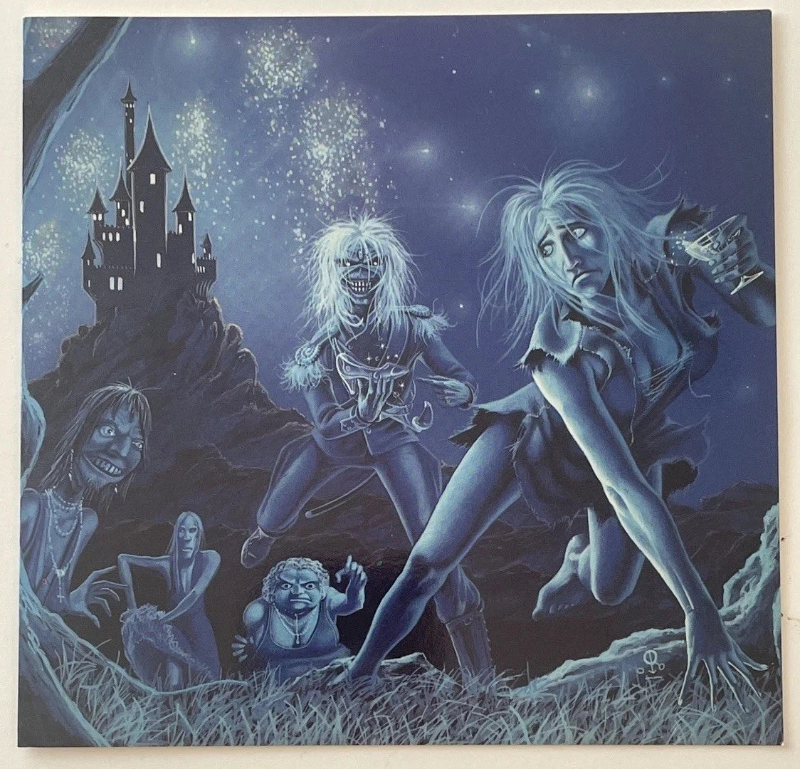 Vintage Iron Maiden Fan Club Christmas Card Run To The Hills Eddie 1985