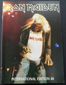 Iron Maiden Bruce Dickinson Magazine Official Fan Club Original Vintage No. 40