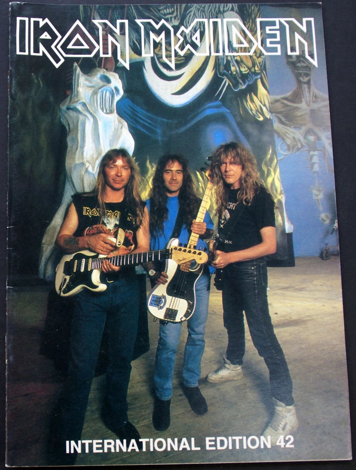 Iron Maiden Bruce Dickinson Magazine Official Fan Club Original Vintage No. 42