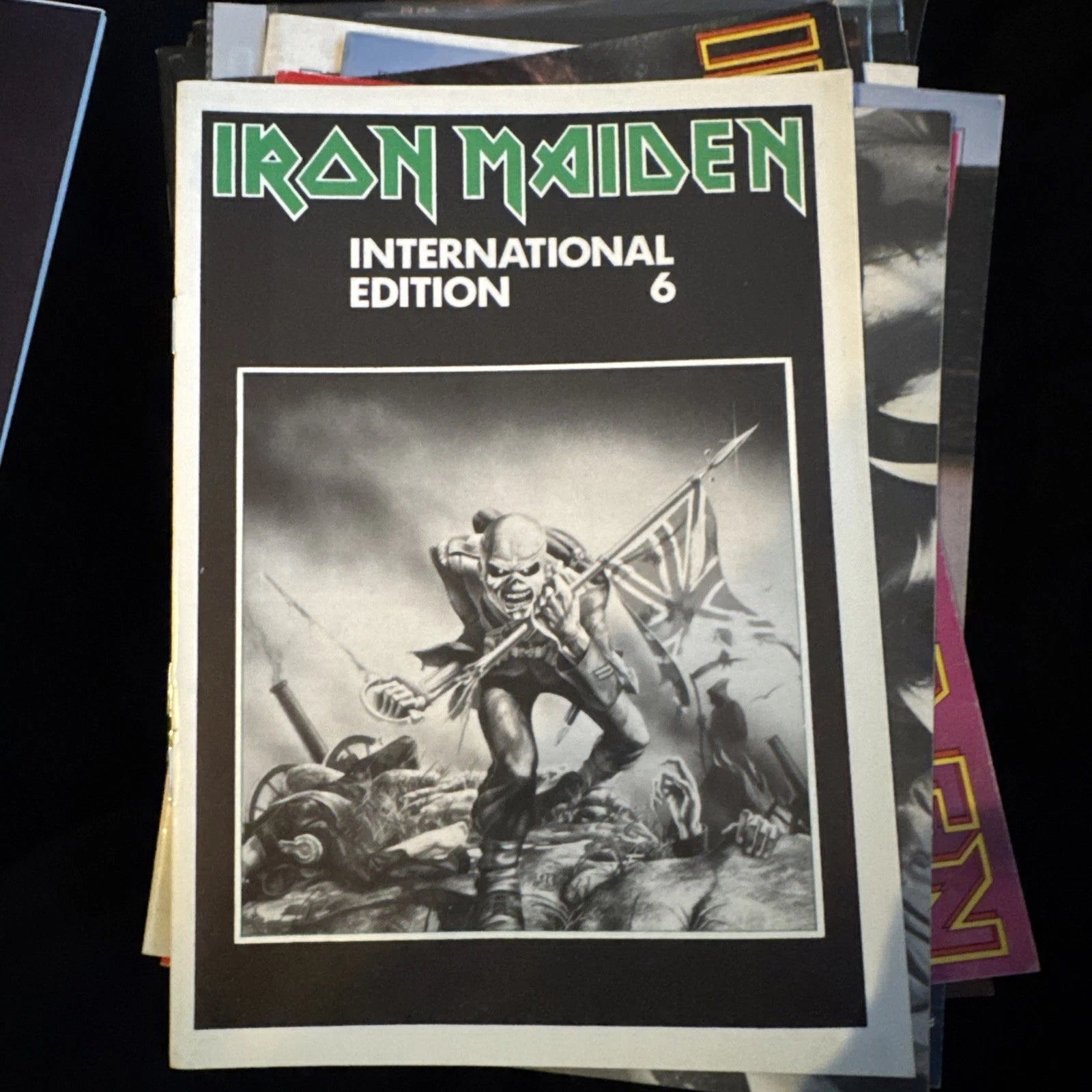 Iron Maiden Bruce Dickinson Magazine Official Fan Club Original Vintage No. 6