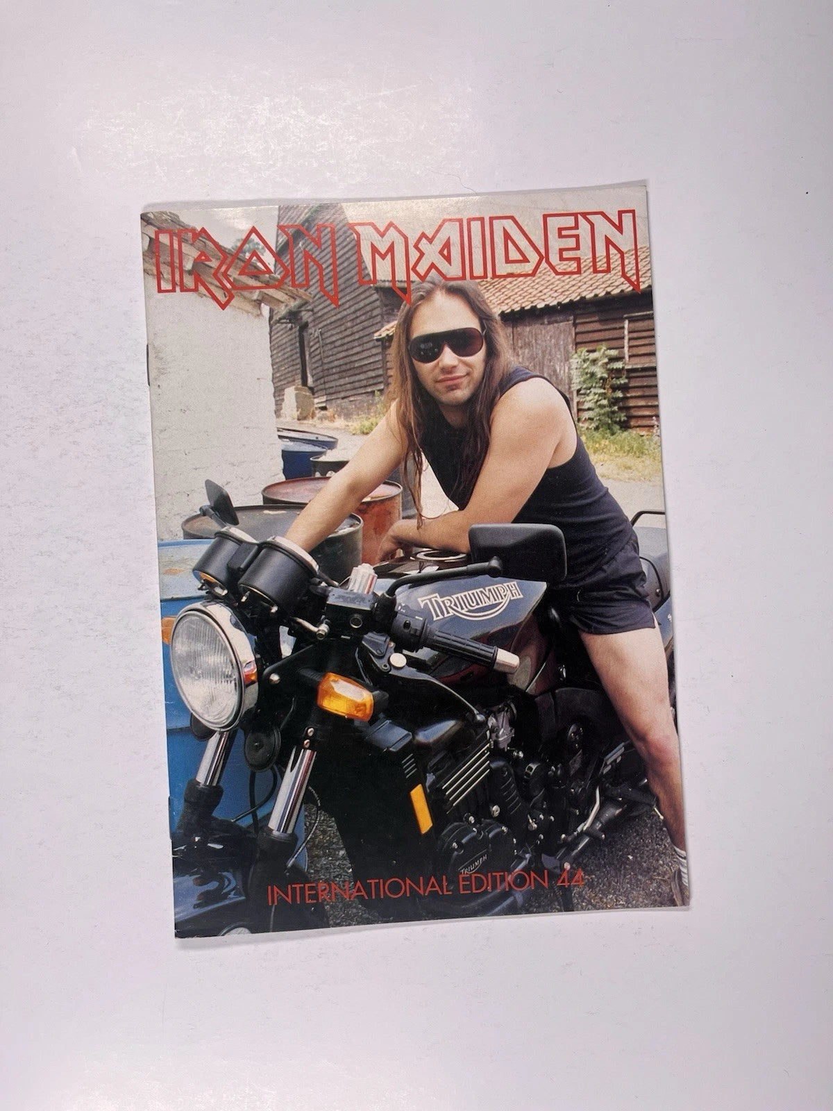 Iron Maiden Bruce Dickinson Magazine Official Fan Club Original Vintage No. 44