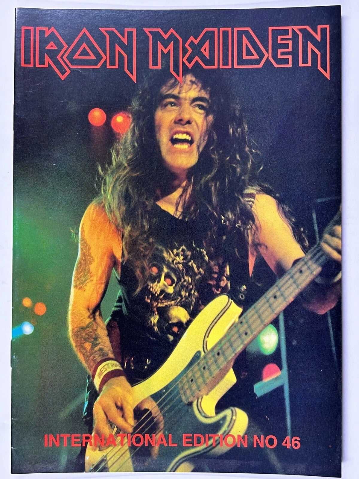 Iron Maiden Bruce Dickinson Magazine Official Fan Club Original Vintage No. 46