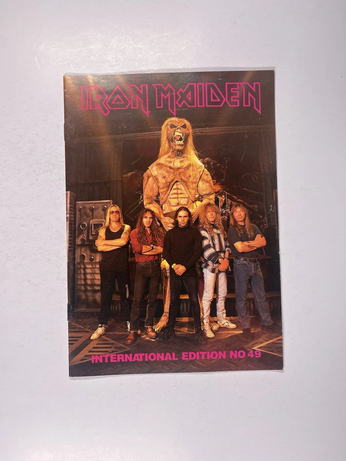 Iron Maiden Bruce Dickinson Magazine Official Fan Club Original Vintage No. 49