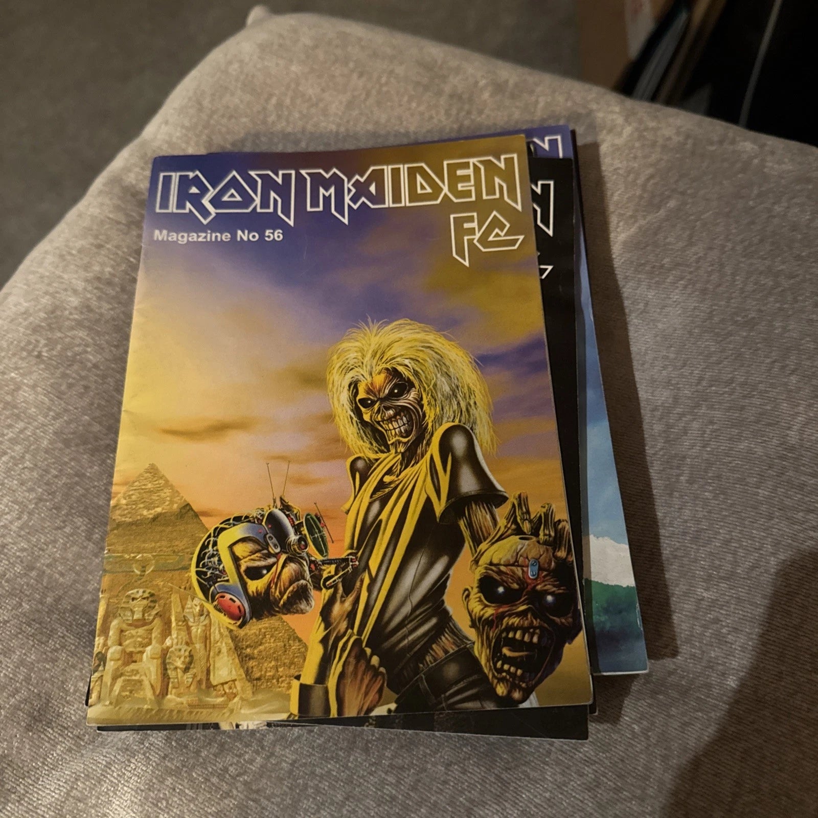 Iron Maiden Bruce Dickinson Magazine Official Fan Club Original Vintage No. 56