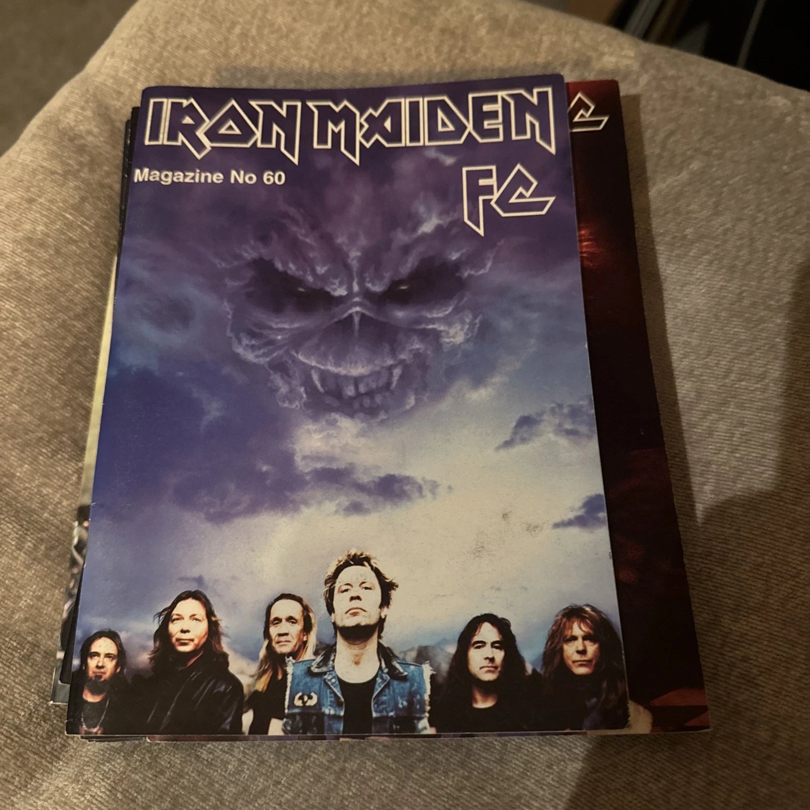 Iron Maiden Bruce Dickinson Magazine Official Fan Club Original Vintage No. 60