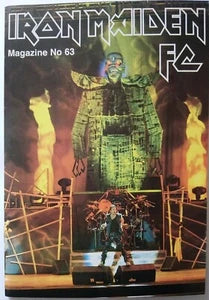 Iron Maiden Bruce Dickinson Magazine Official Fan Club Original Vintage No. 63