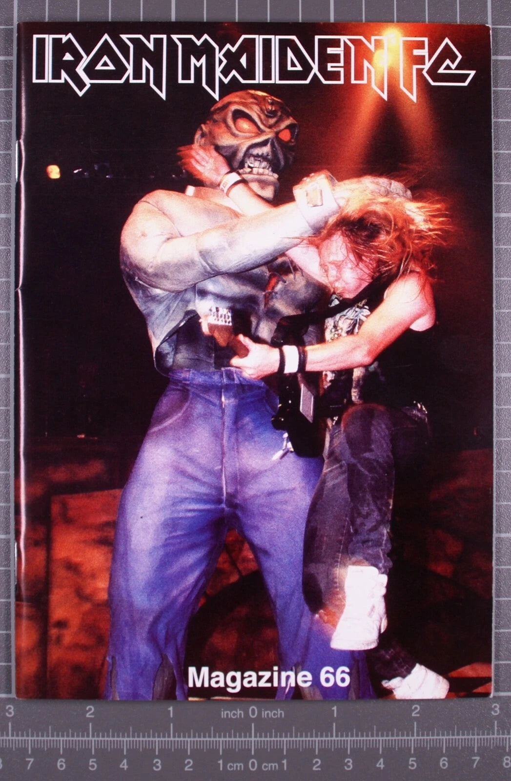 Iron Maiden Bruce Dickinson Magazine Official Fan Club Original Vintage No. 66