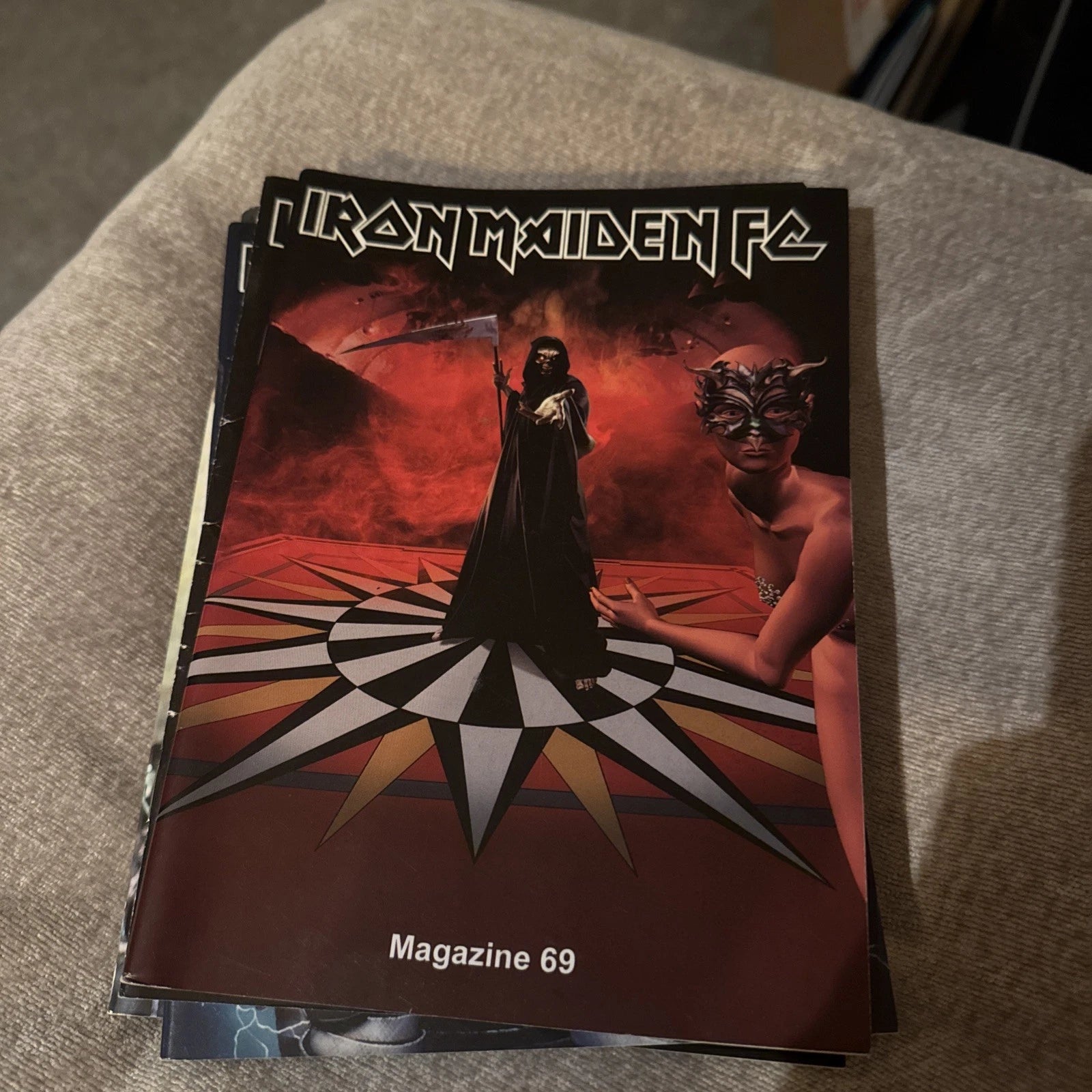 Iron Maiden Bruce Dickinson Magazine Official Fan Club Original Vintage No. 69
