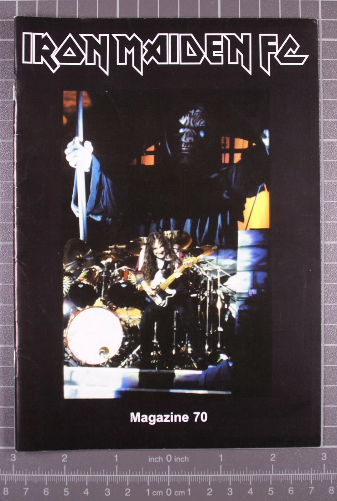 Iron Maiden Bruce Dickinson Magazine Official Fan Club Original Vintage No. 70