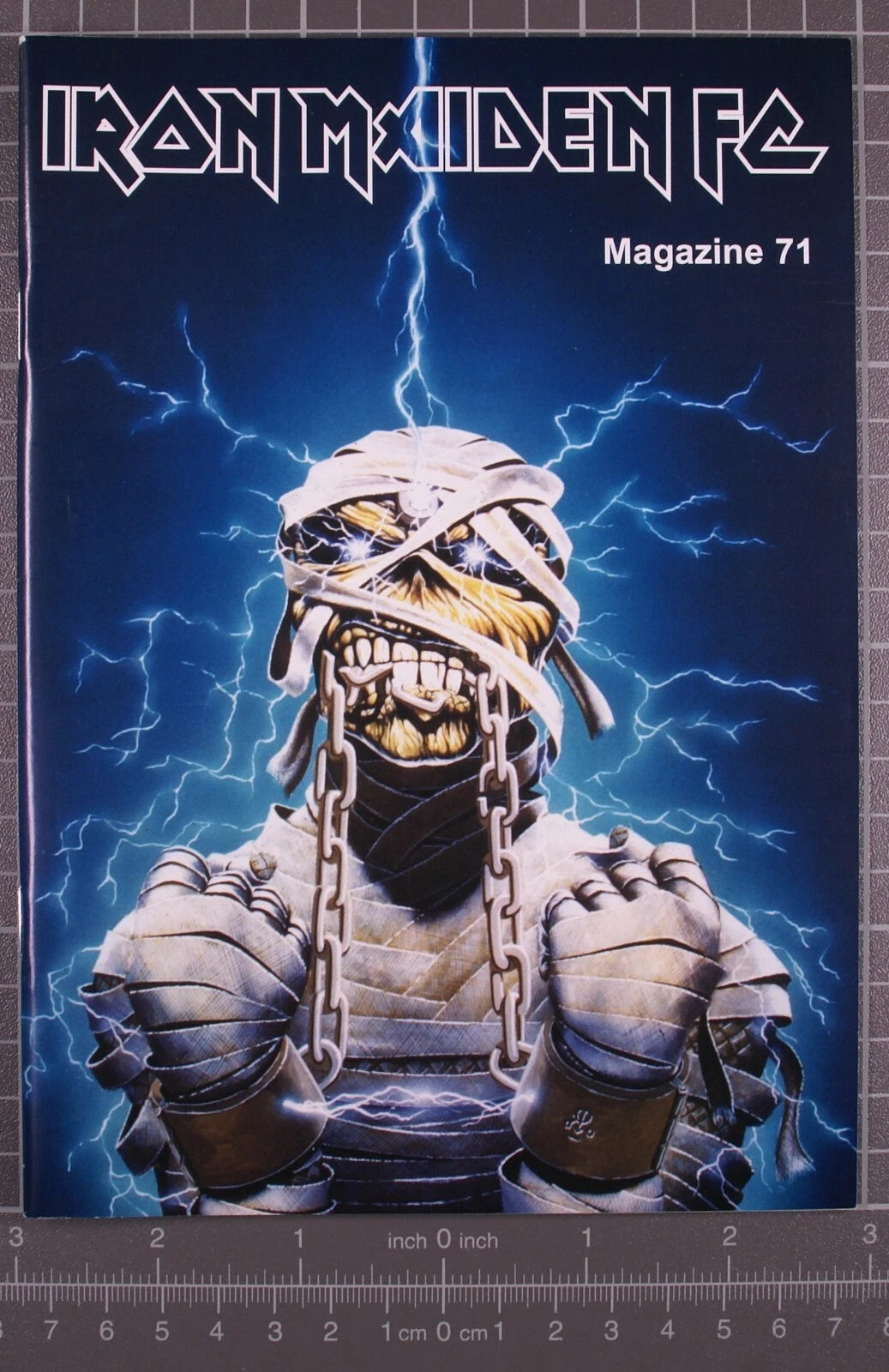 Iron Maiden Bruce Dickinson Magazine Official Fan Club Original Vintage No. 71