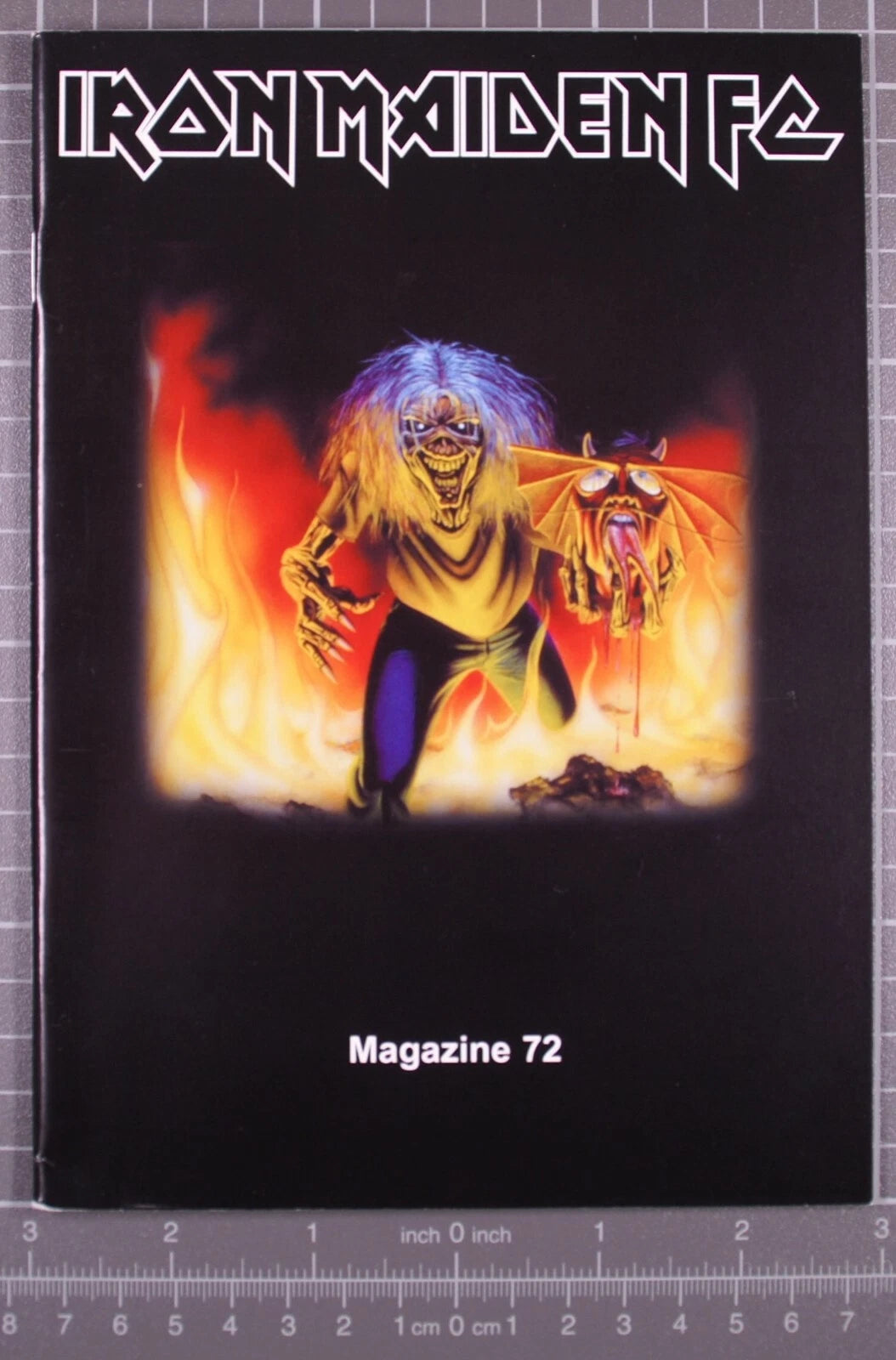 Iron Maiden Bruce Dickinson Magazine Official Fan Club Original Vintage No. 72