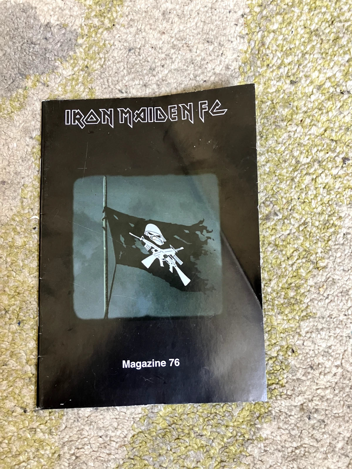 Iron Maiden Bruce Dickinson Magazine Official Fan Club Original Vintage No. 76