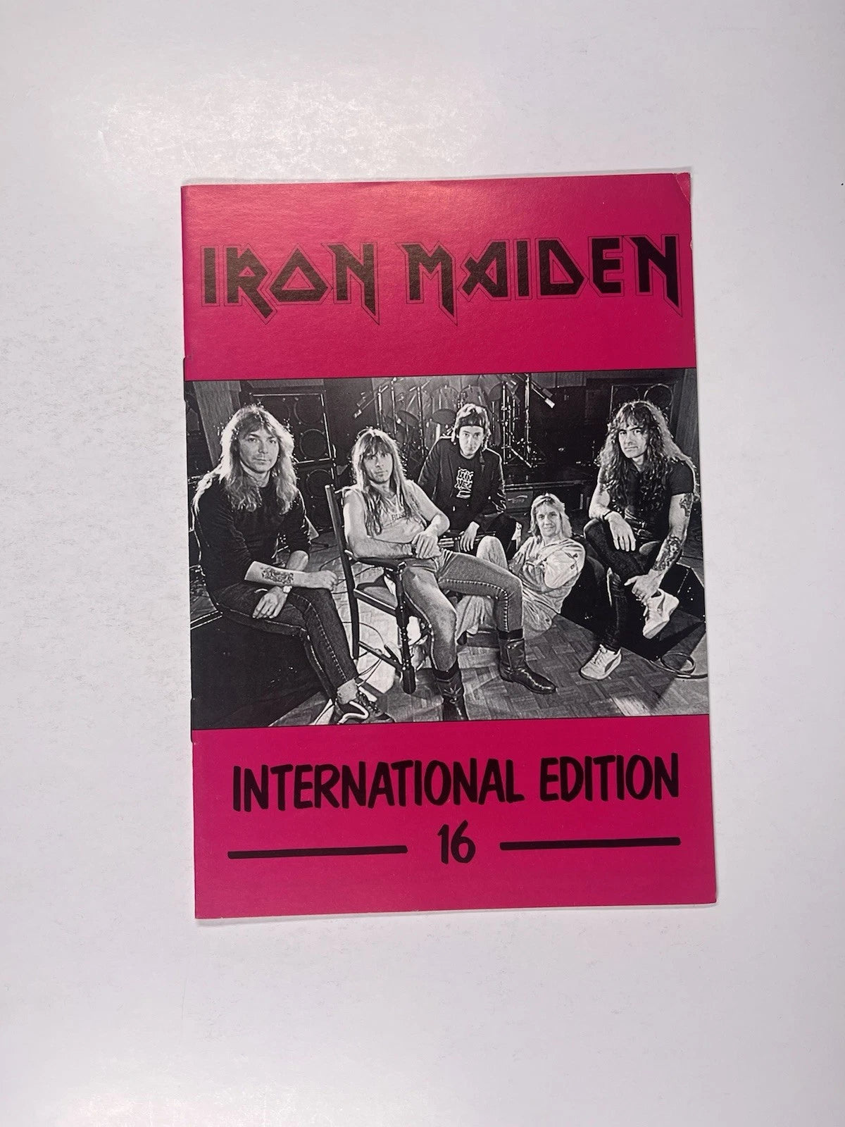Iron Maiden Bruce Dickinson Magazine Official Fan Club Original Vintage No. 16