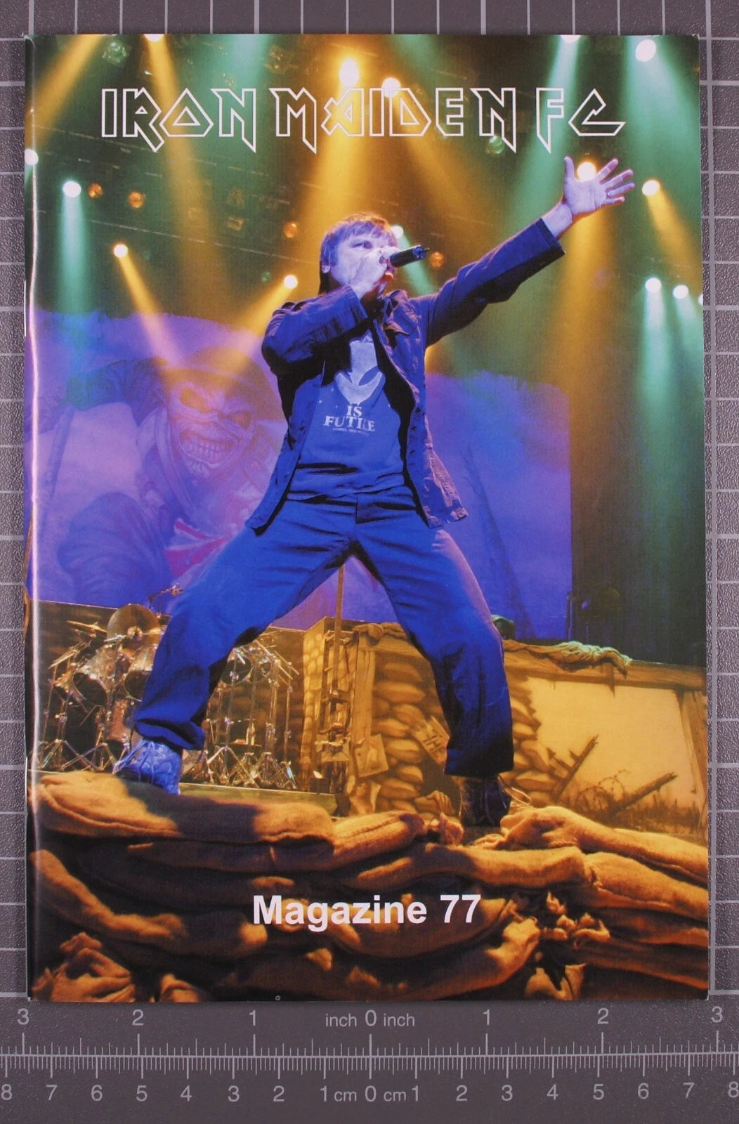 Iron Maiden Bruce Dickinson Magazine Official Fan Club Original Vintage No. 77