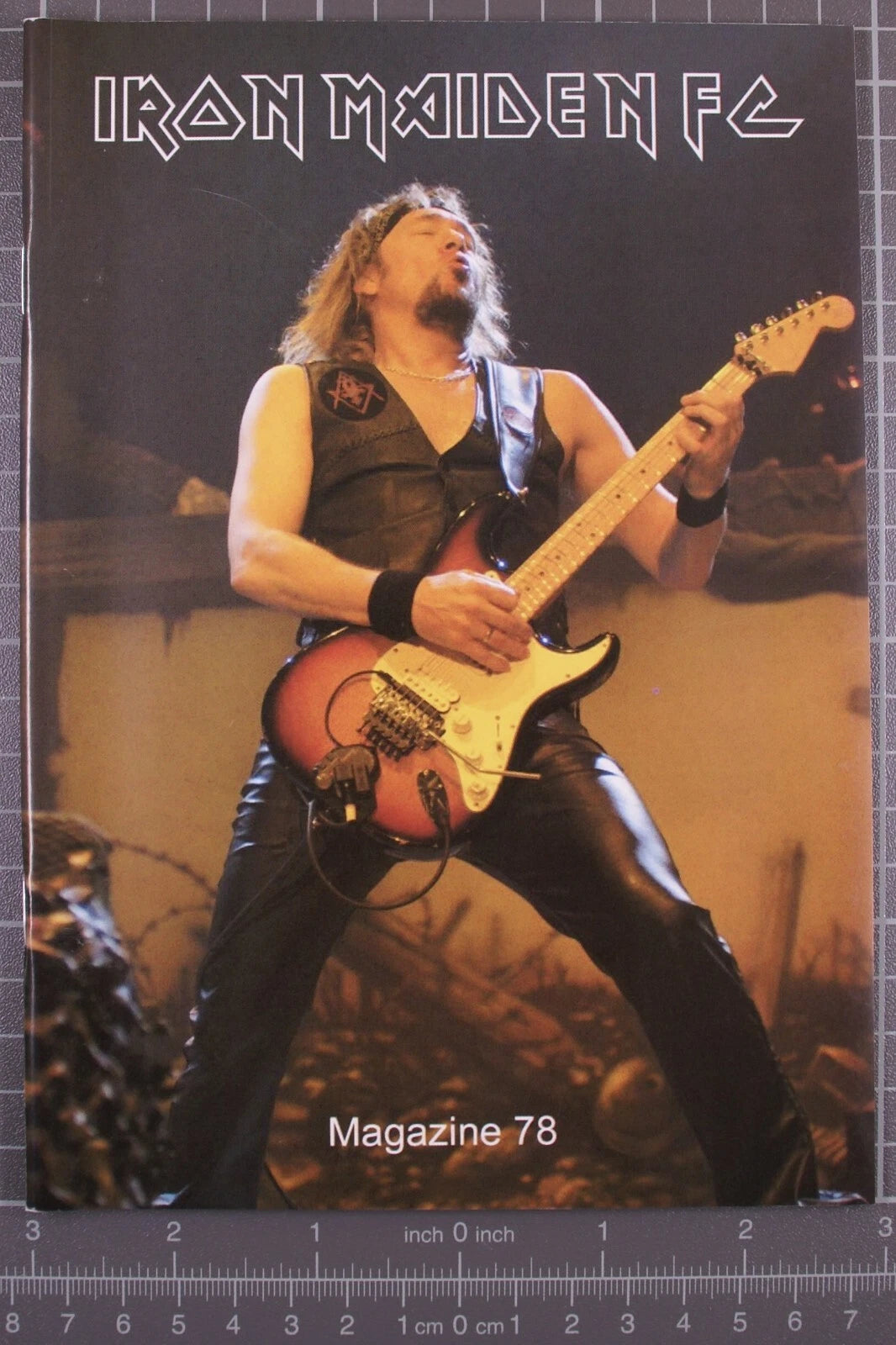Iron Maiden Bruce Dickinson Magazine Official Fan Club Original Vintage No. 78